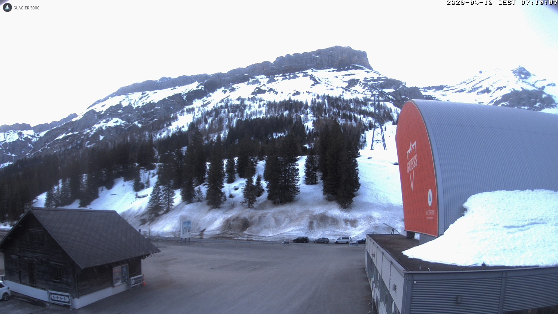 Archiv Foto Webcam Glacier 3000: Col du Pillon Talstation