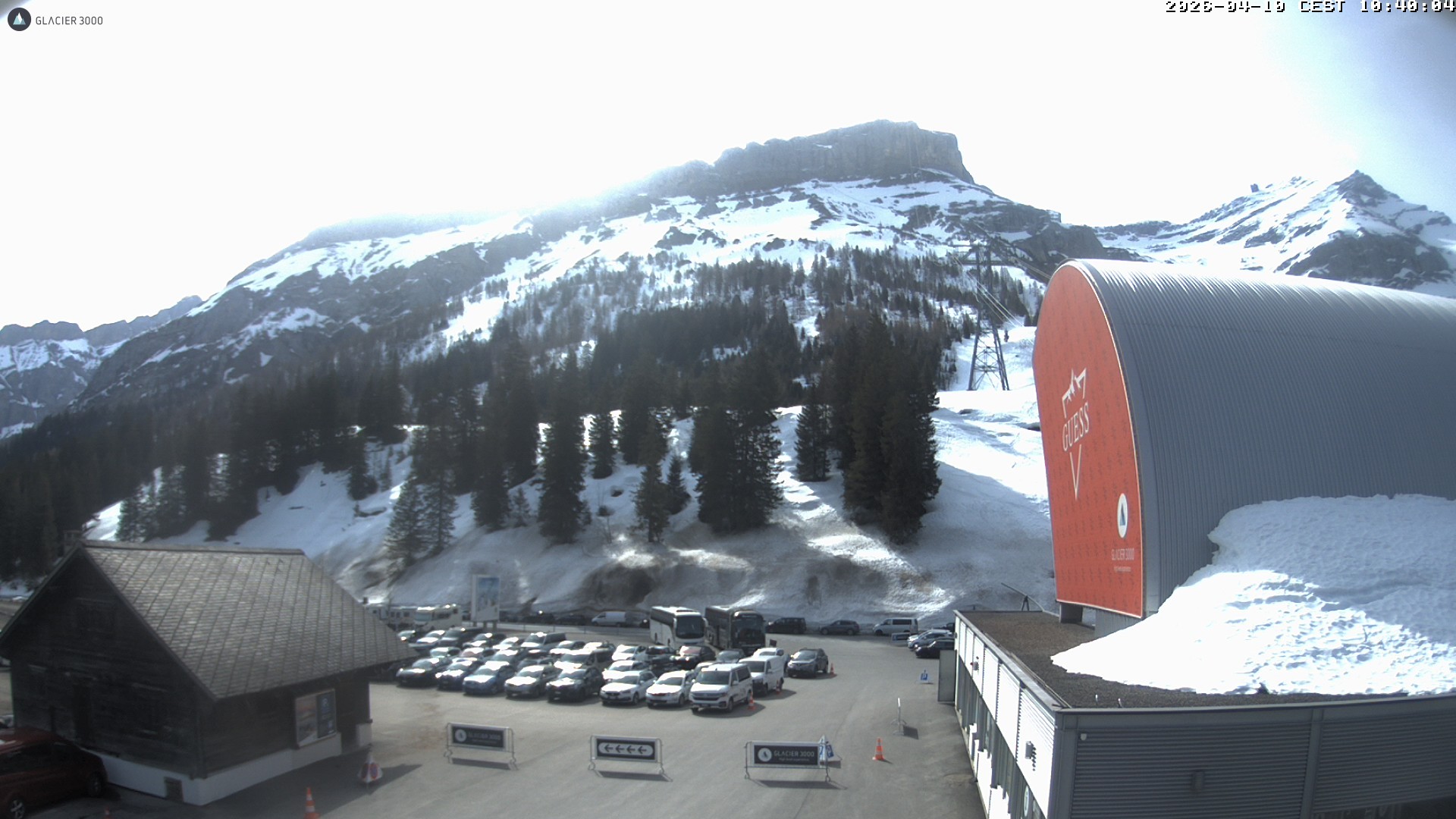 Archiv Foto Webcam Glacier 3000: Col du Pillon Talstation