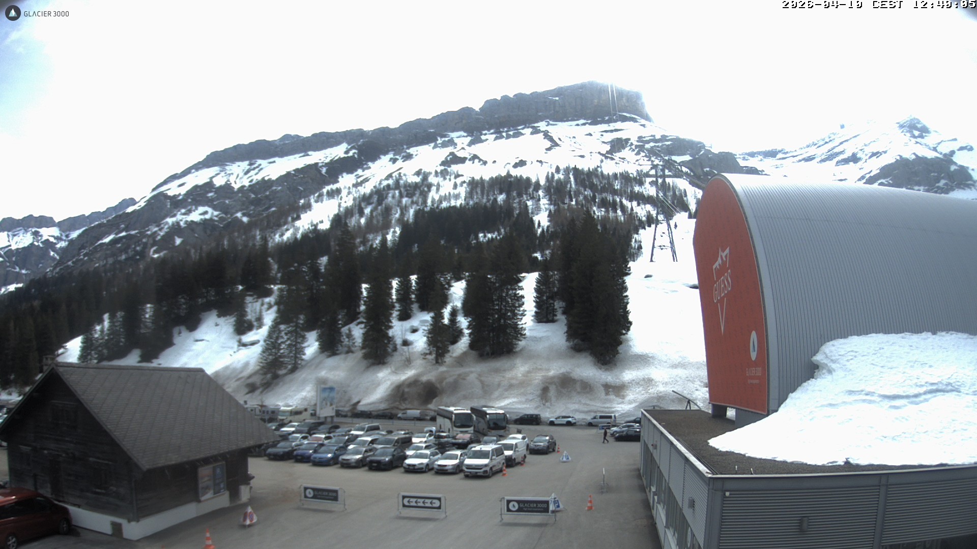 Archiv Foto Webcam Glacier 3000: Col du Pillon Talstation