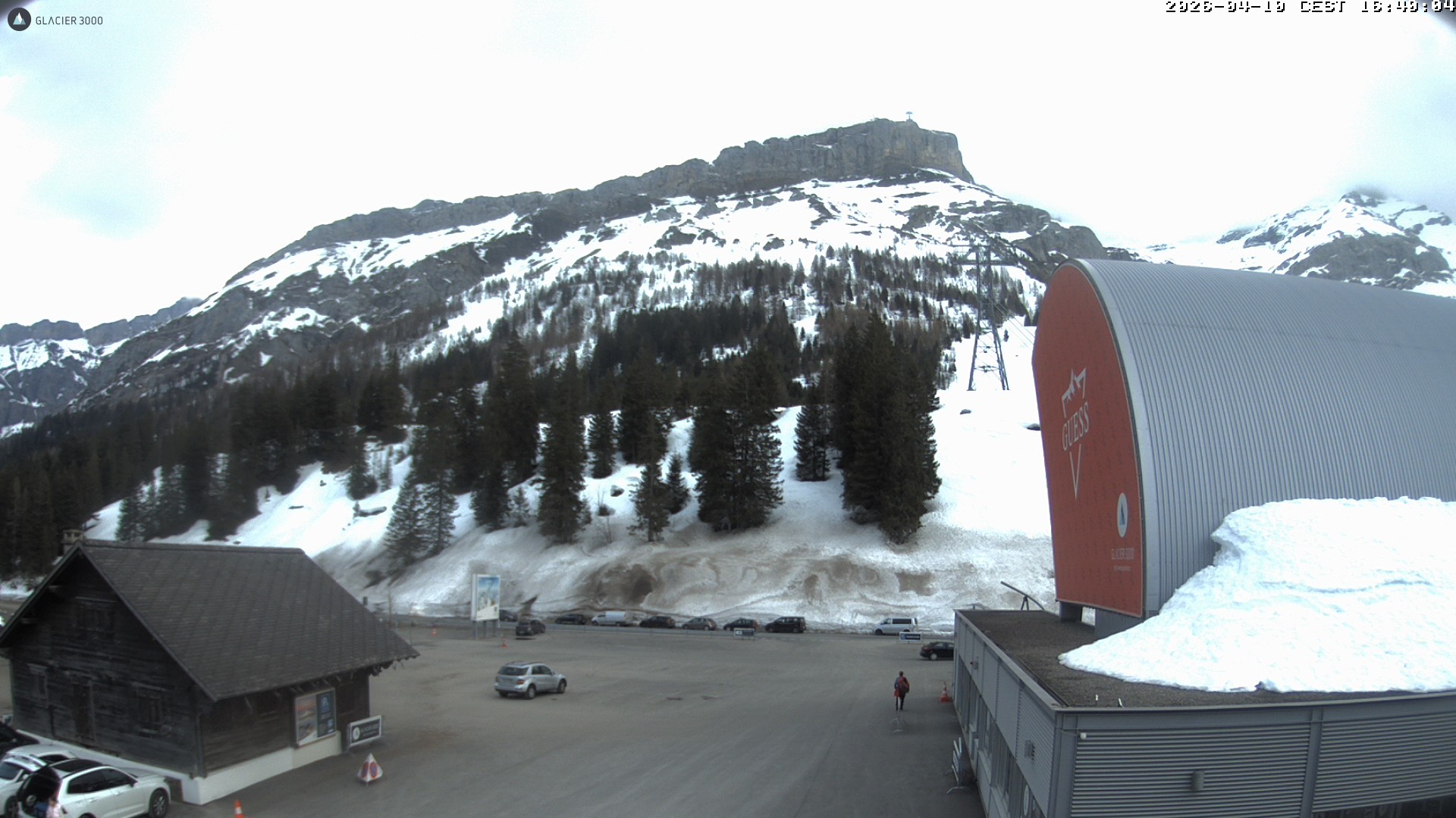 Archiv Foto Webcam Glacier 3000: Col du Pillon Talstation