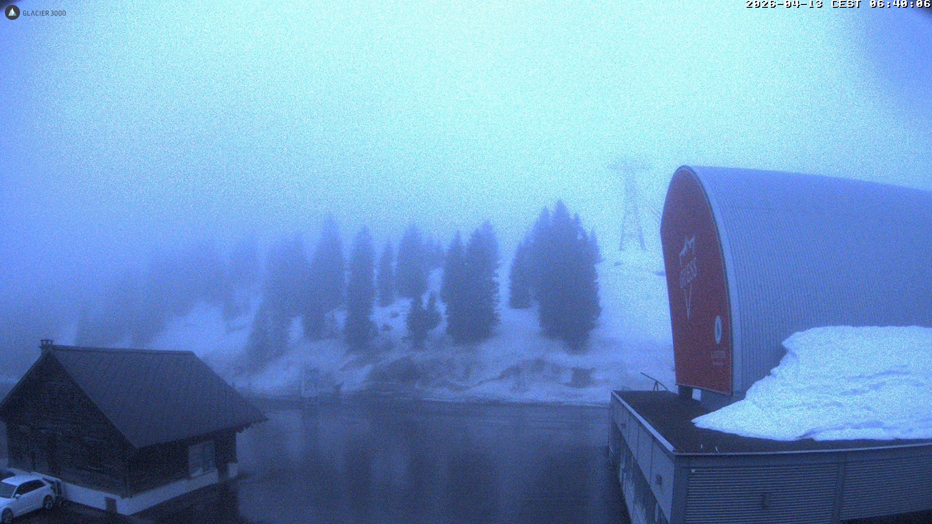 Archiv Foto Webcam Glacier 3000: Col du Pillon Talstation