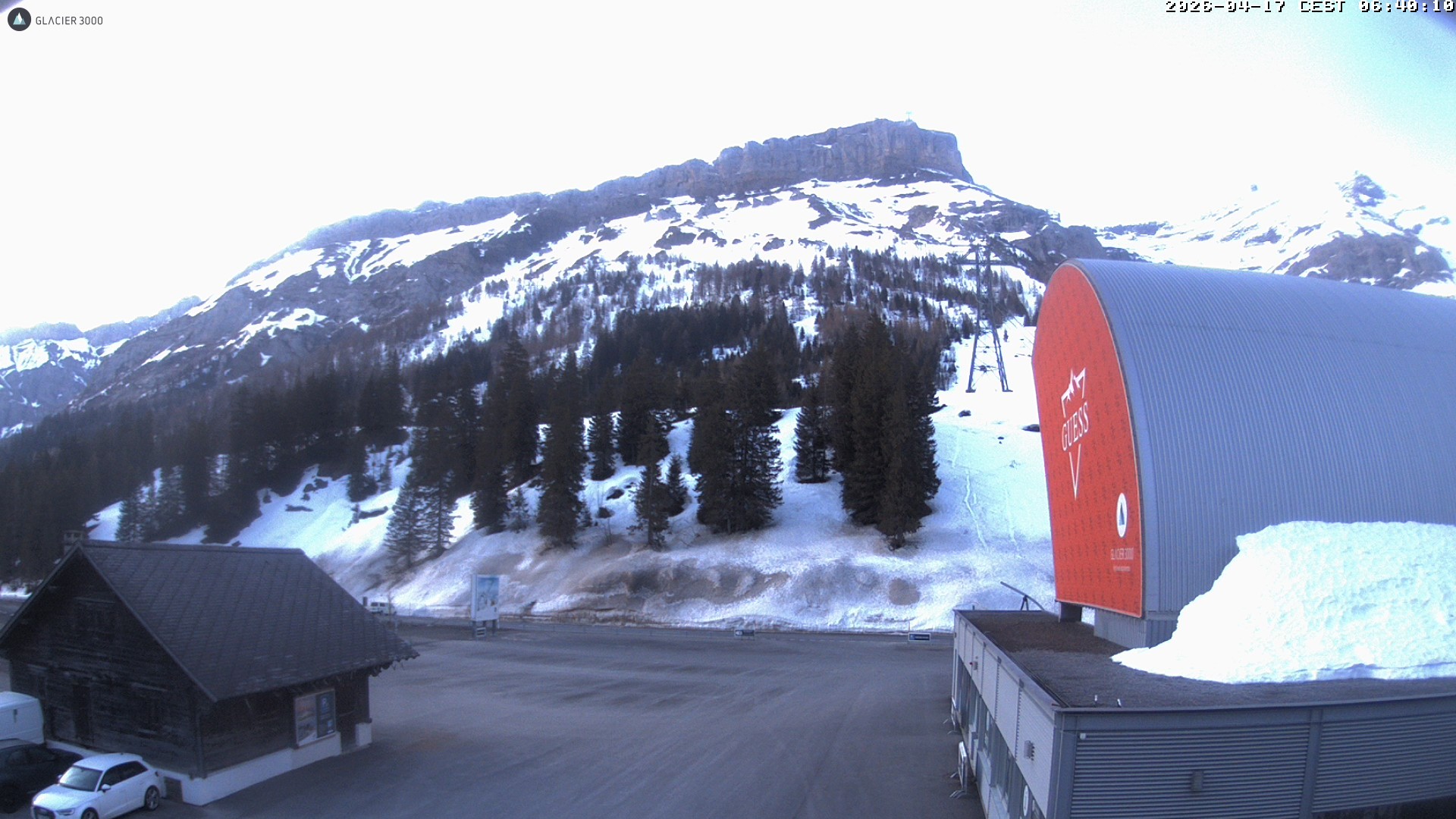 Archiv Foto Webcam Glacier 3000: Col du Pillon Talstation