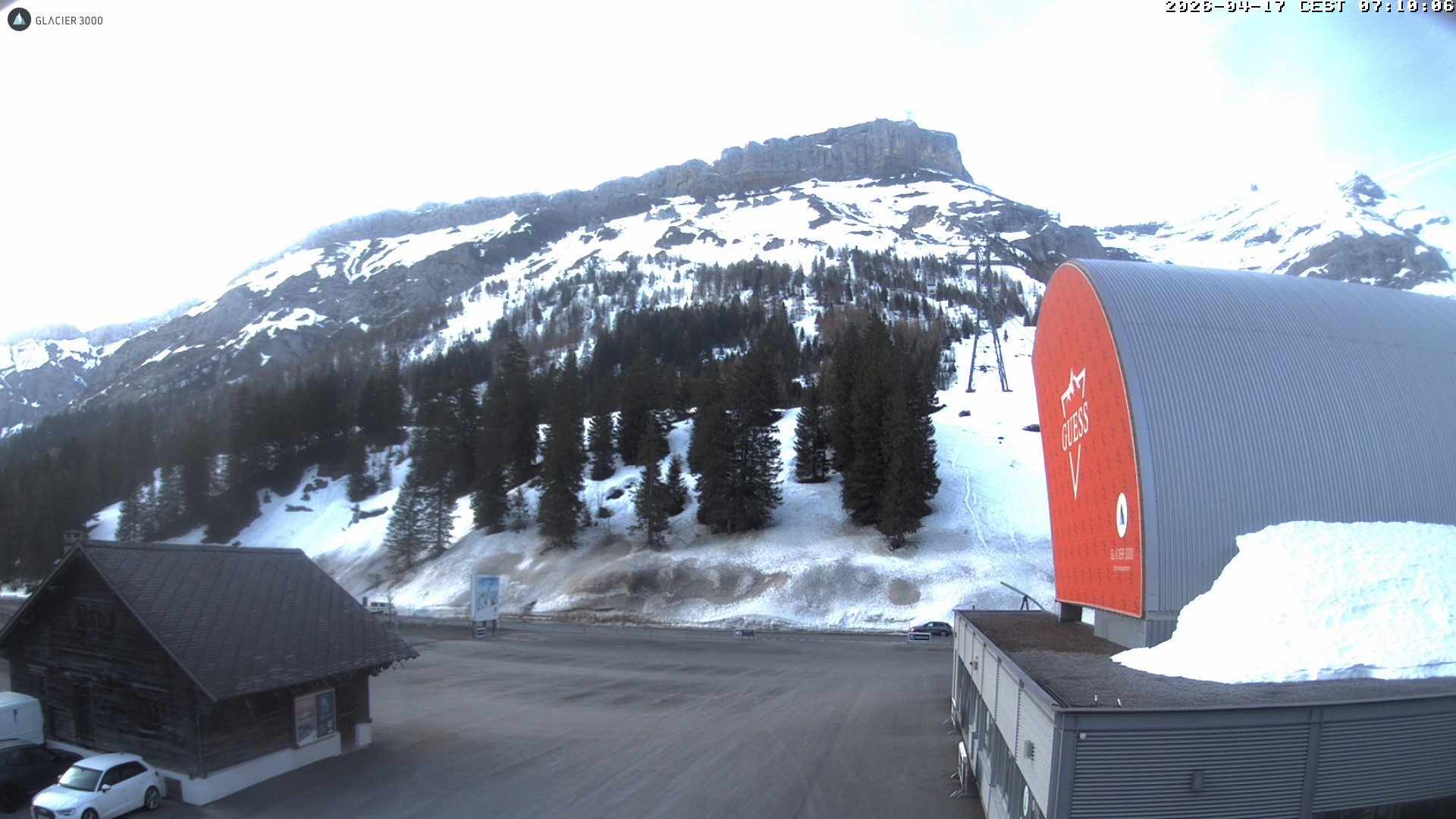 Archiv Foto Webcam Glacier 3000: Col du Pillon Talstation