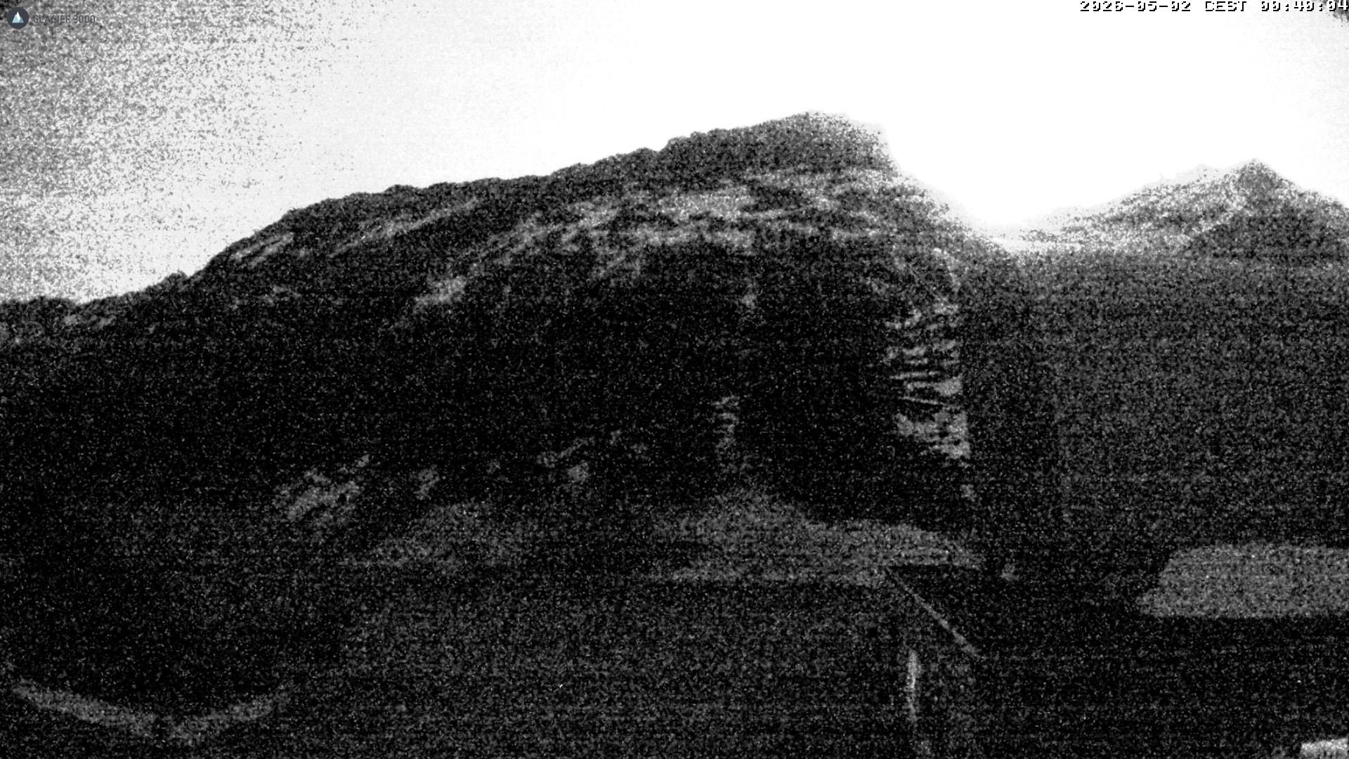Archiv Foto Webcam Glacier 3000: Col du Pillon Talstation