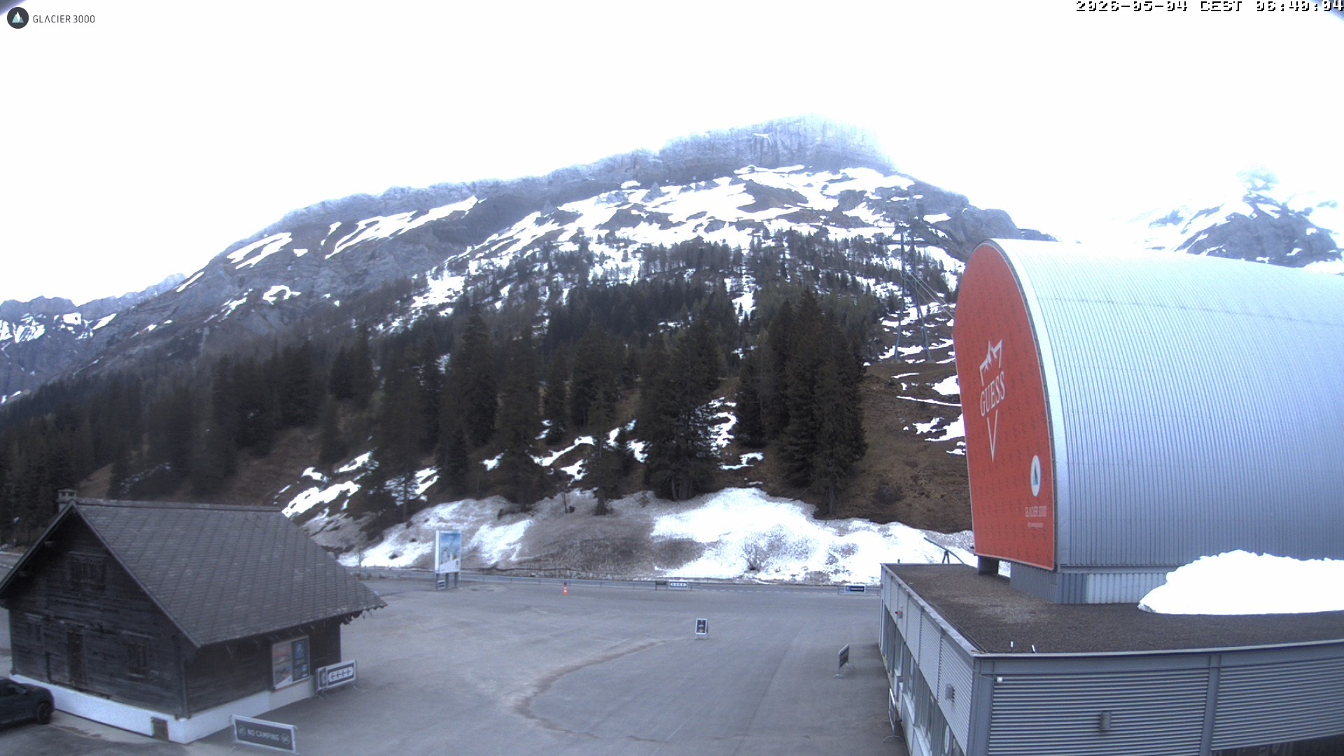 Archiv Foto Webcam Glacier 3000: Col du Pillon Talstation