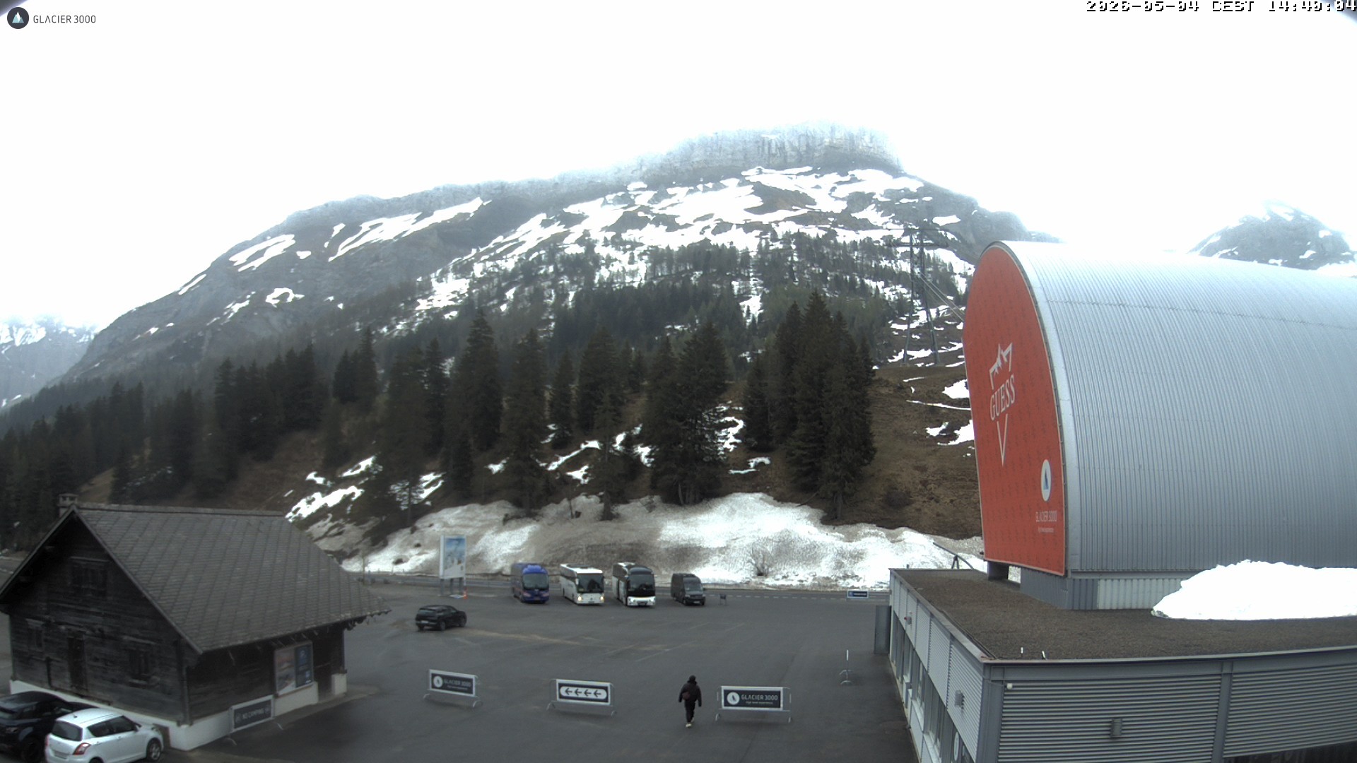 Archiv Foto Webcam Glacier 3000: Col du Pillon Talstation