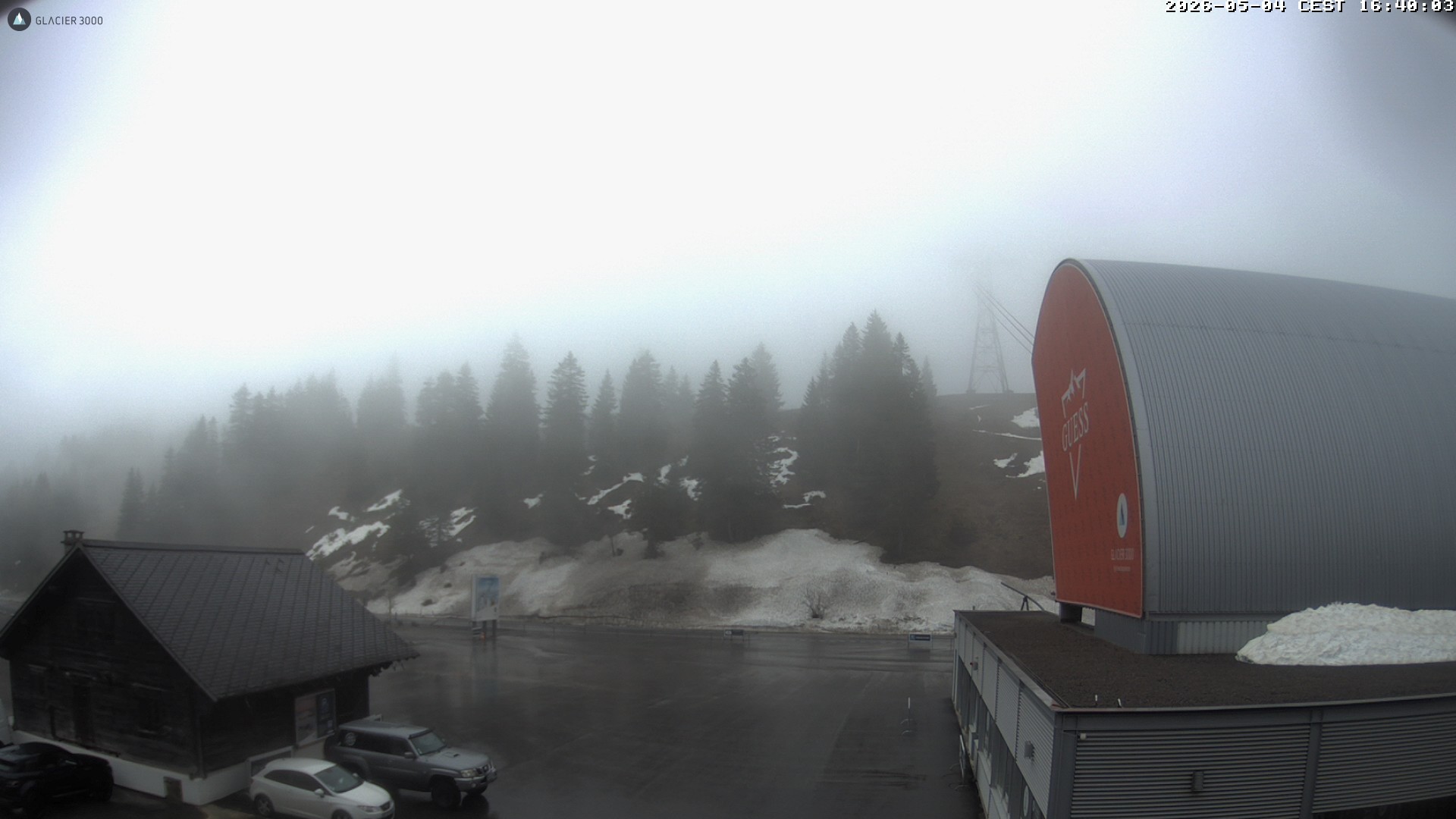 Archiv Foto Webcam Glacier 3000: Col du Pillon Talstation
