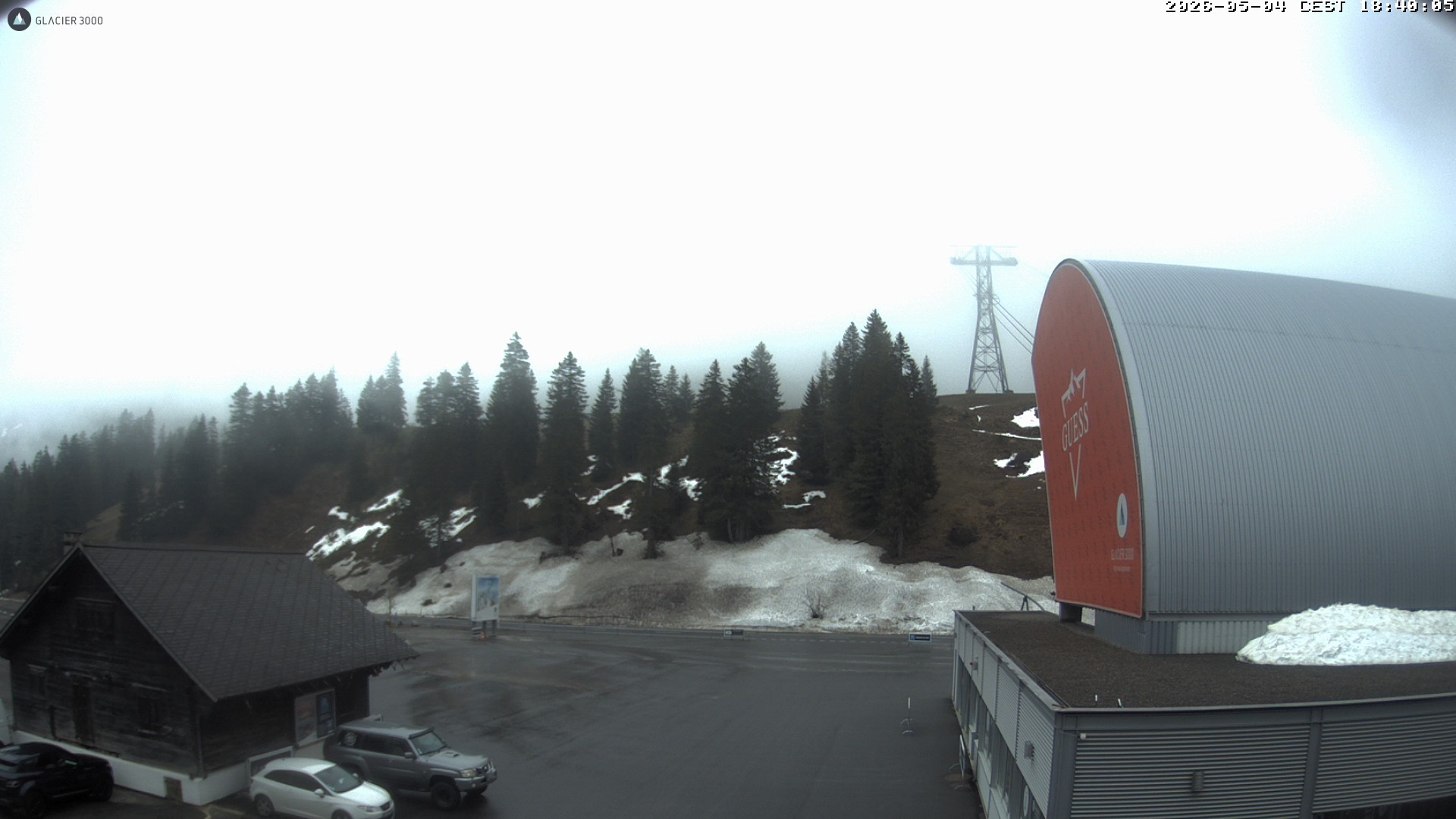 Archiv Foto Webcam Glacier 3000: Col du Pillon Talstation