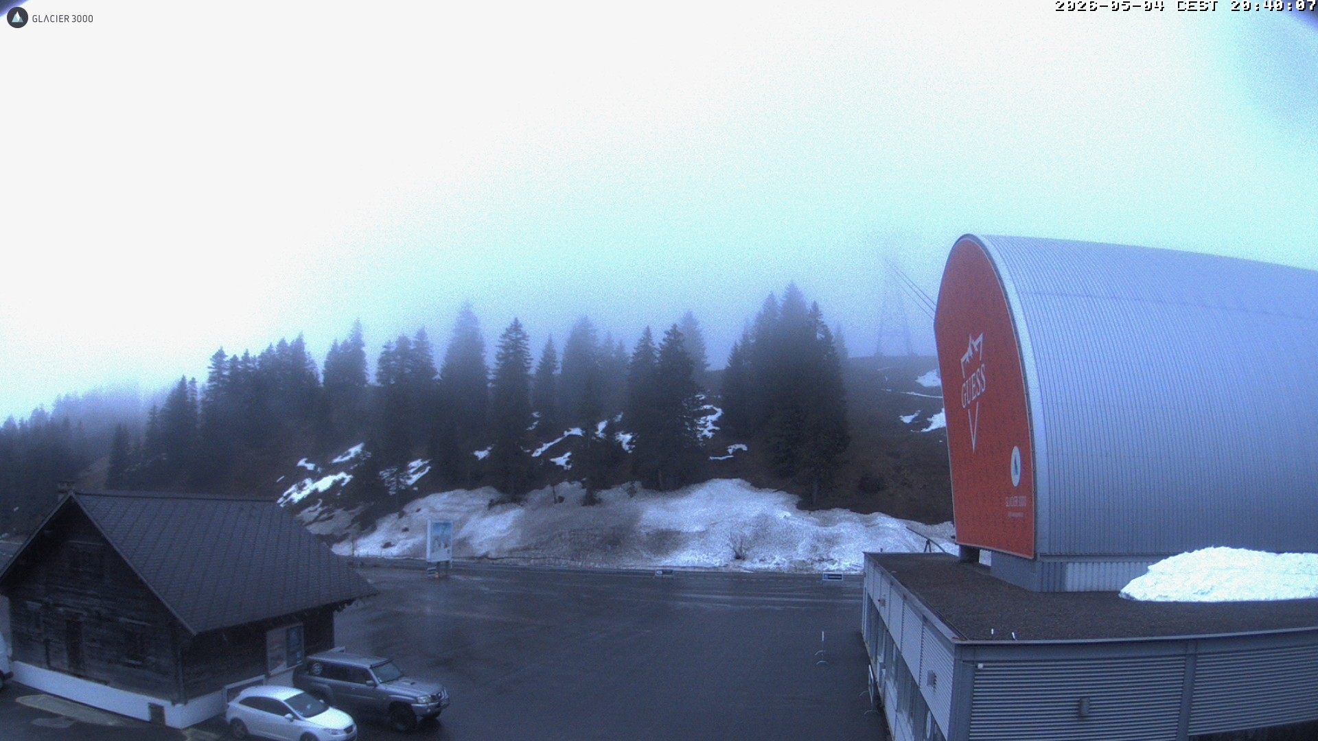Archiv Foto Webcam Glacier 3000: Col du Pillon Talstation