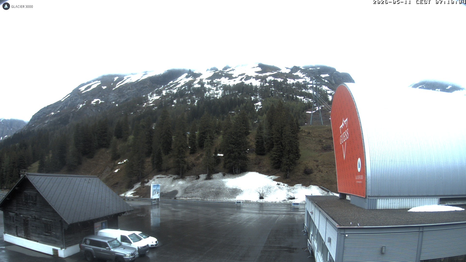 Archiv Foto Webcam Glacier 3000: Col du Pillon Talstation