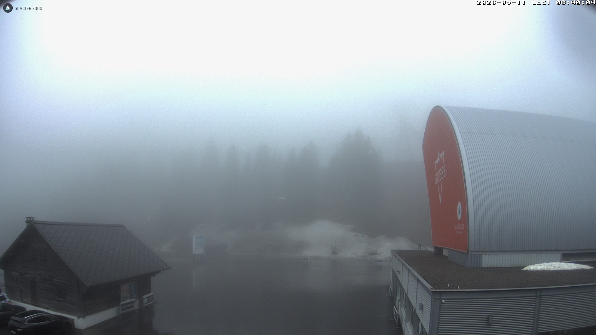 Archiv Foto Webcam Glacier 3000: Col du Pillon Talstation
