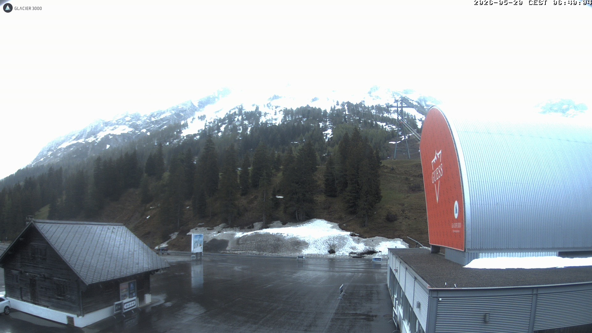 Archiv Foto Webcam Glacier 3000: Col du Pillon Talstation