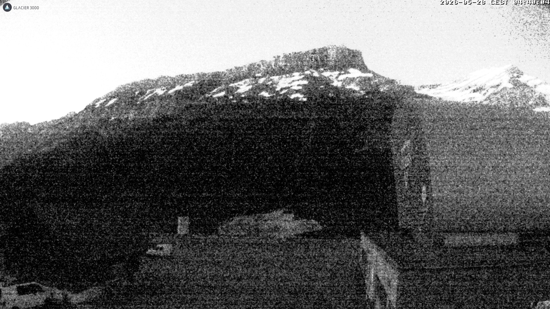 Archiv Foto Webcam Glacier 3000: Col du Pillon Talstation