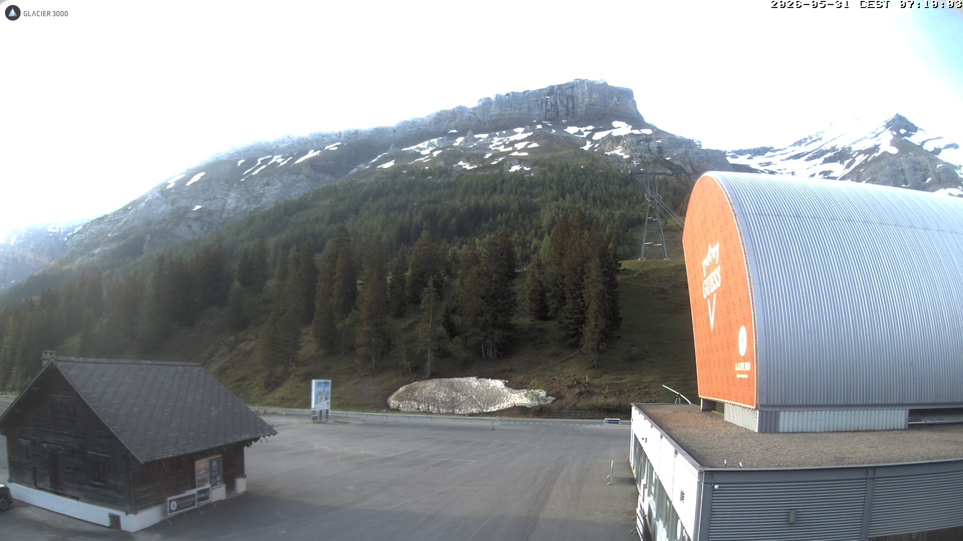 Archiv Foto Webcam Glacier 3000: Col du Pillon Talstation