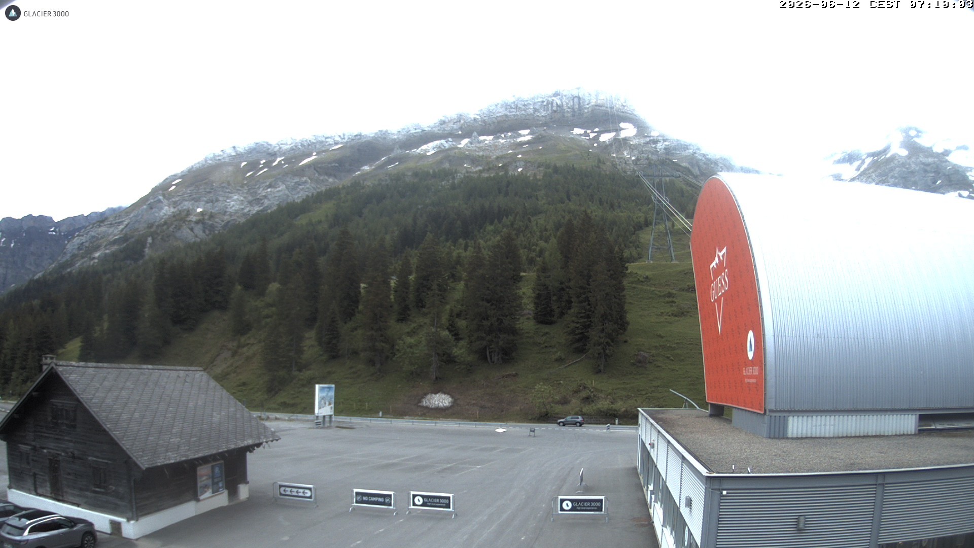 Archiv Foto Webcam Glacier 3000: Col du Pillon Talstation