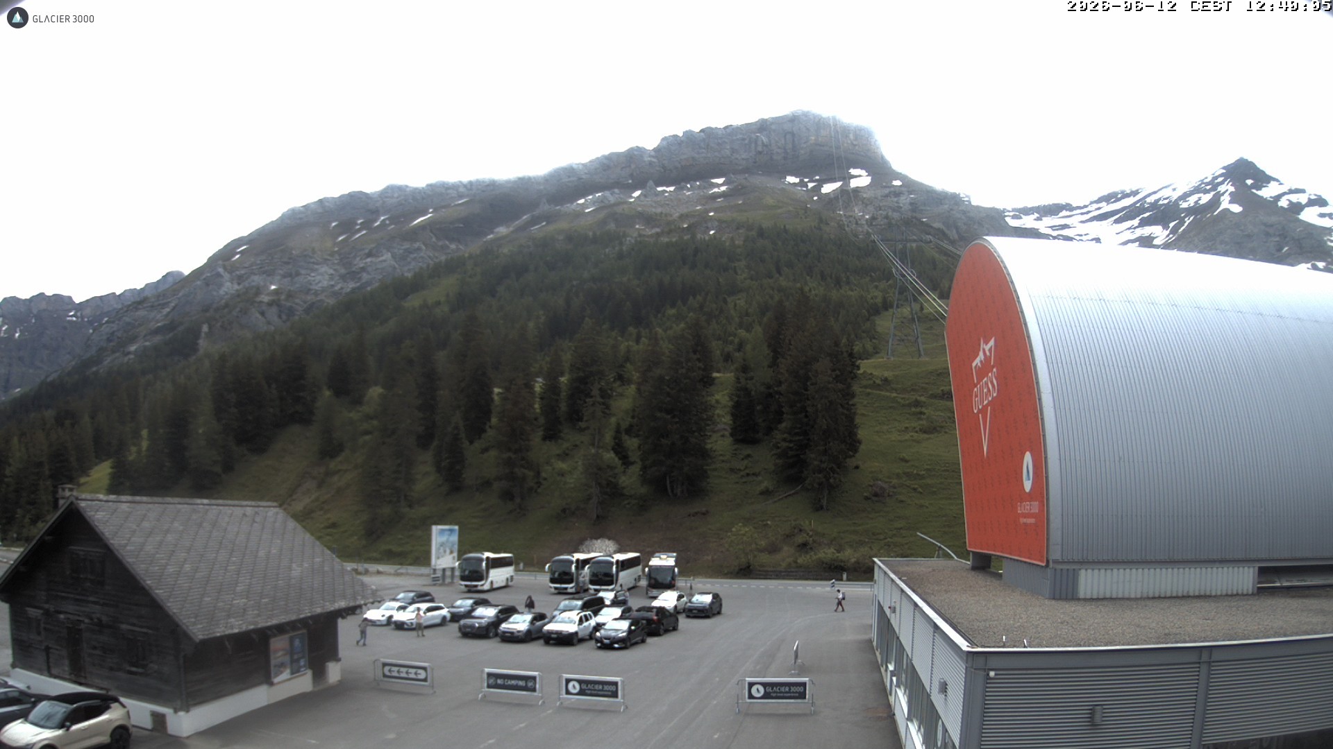 Archiv Foto Webcam Glacier 3000: Col du Pillon Talstation