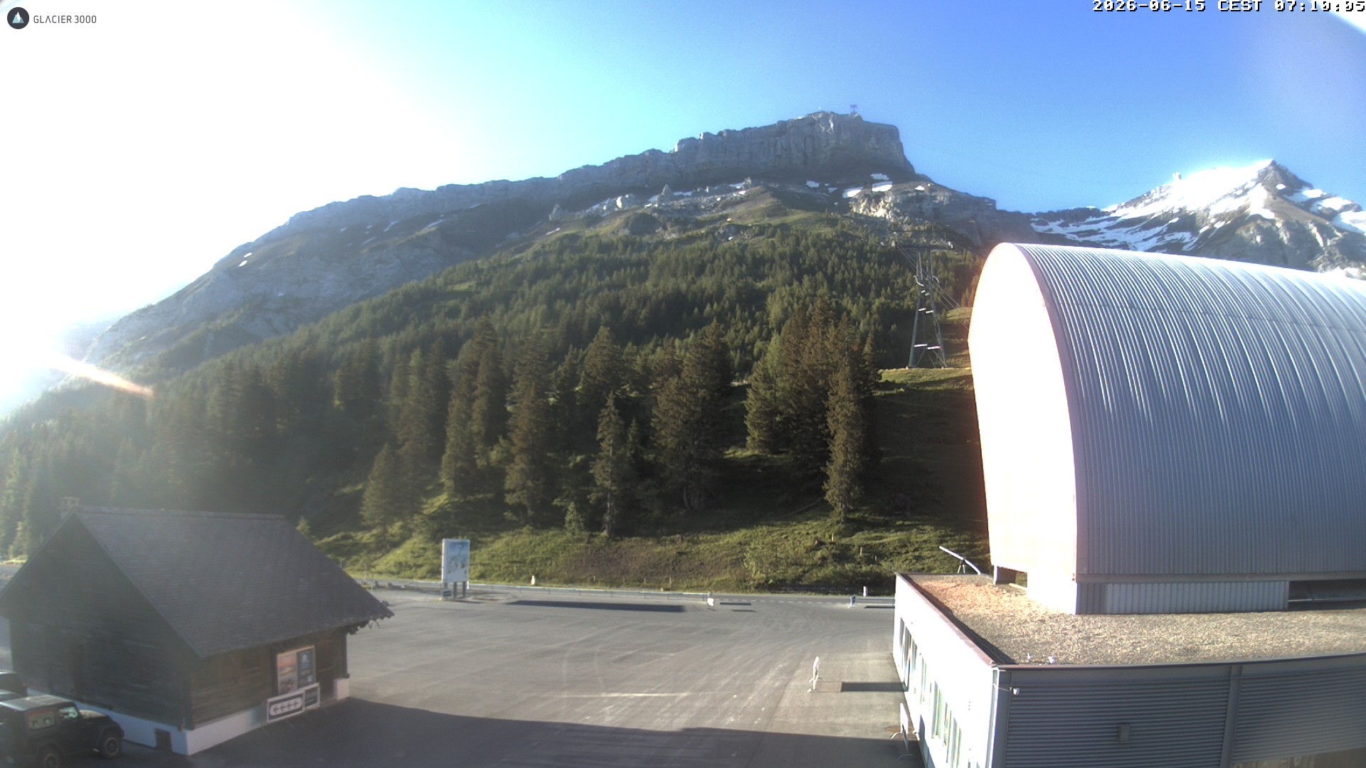 Archived image Webcam Glacier 3000: Col du Pillon