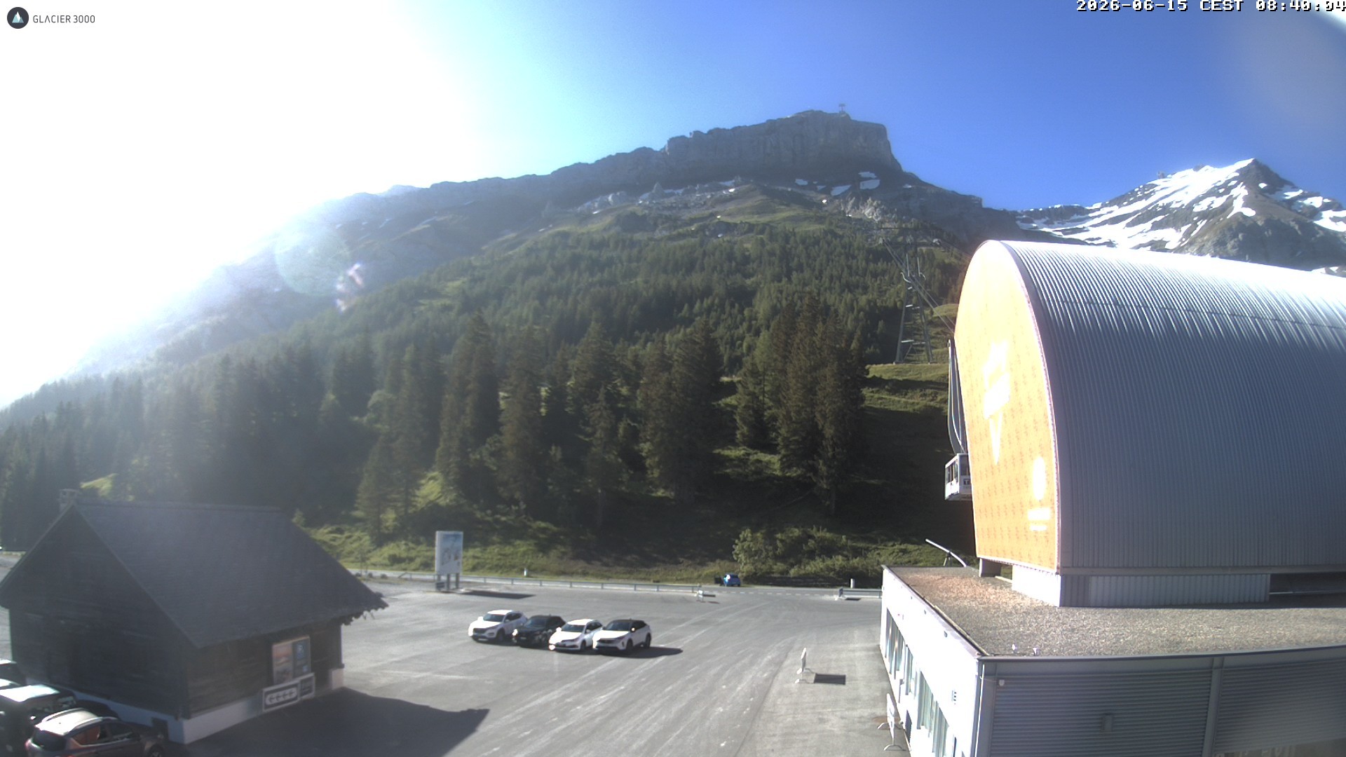 Archived image Webcam Glacier 3000: Col du Pillon