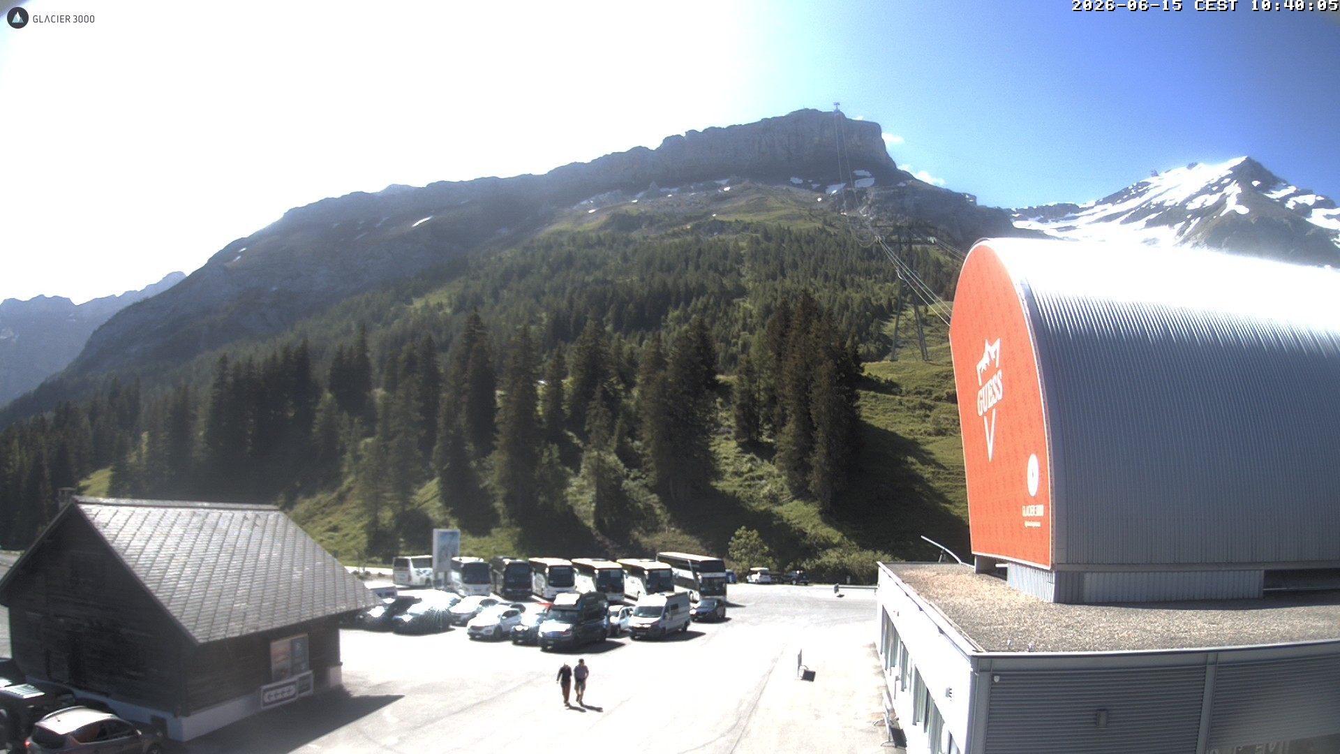 Archived image Webcam Glacier 3000: Col du Pillon