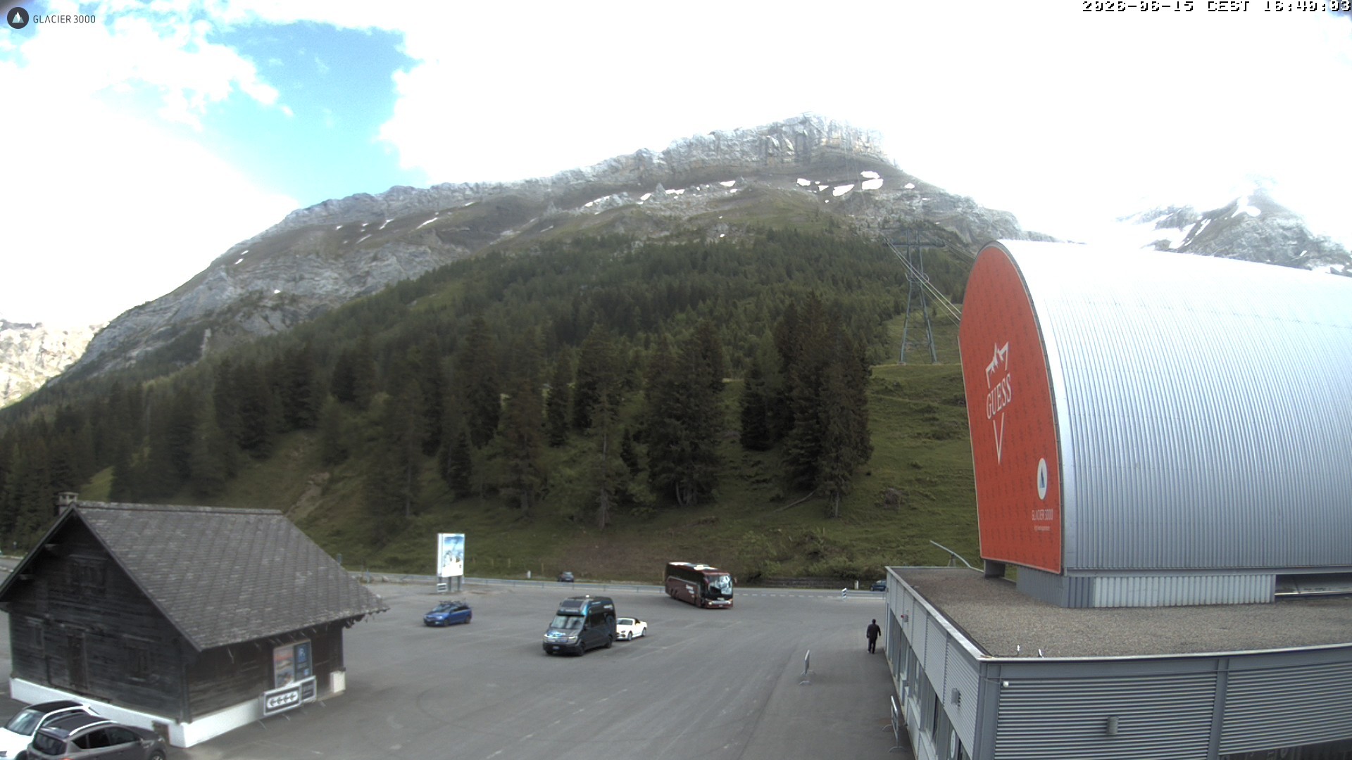 Archived image Webcam Glacier 3000: Col du Pillon