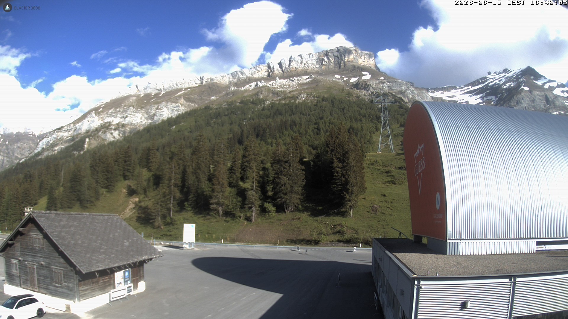 Archived image Webcam Glacier 3000: Col du Pillon