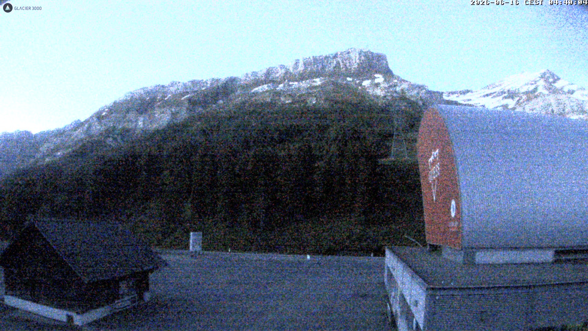 Archiv Foto Webcam Glacier 3000: Col du Pillon Talstation