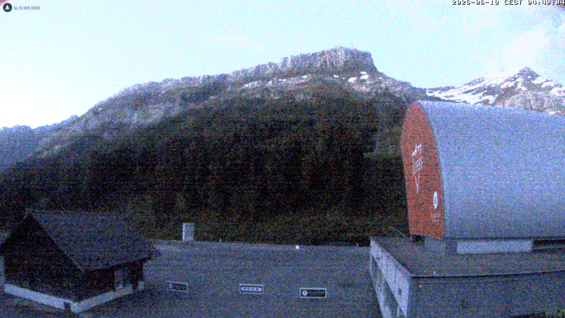 Archiv Foto Webcam Glacier 3000: Col du Pillon Talstation