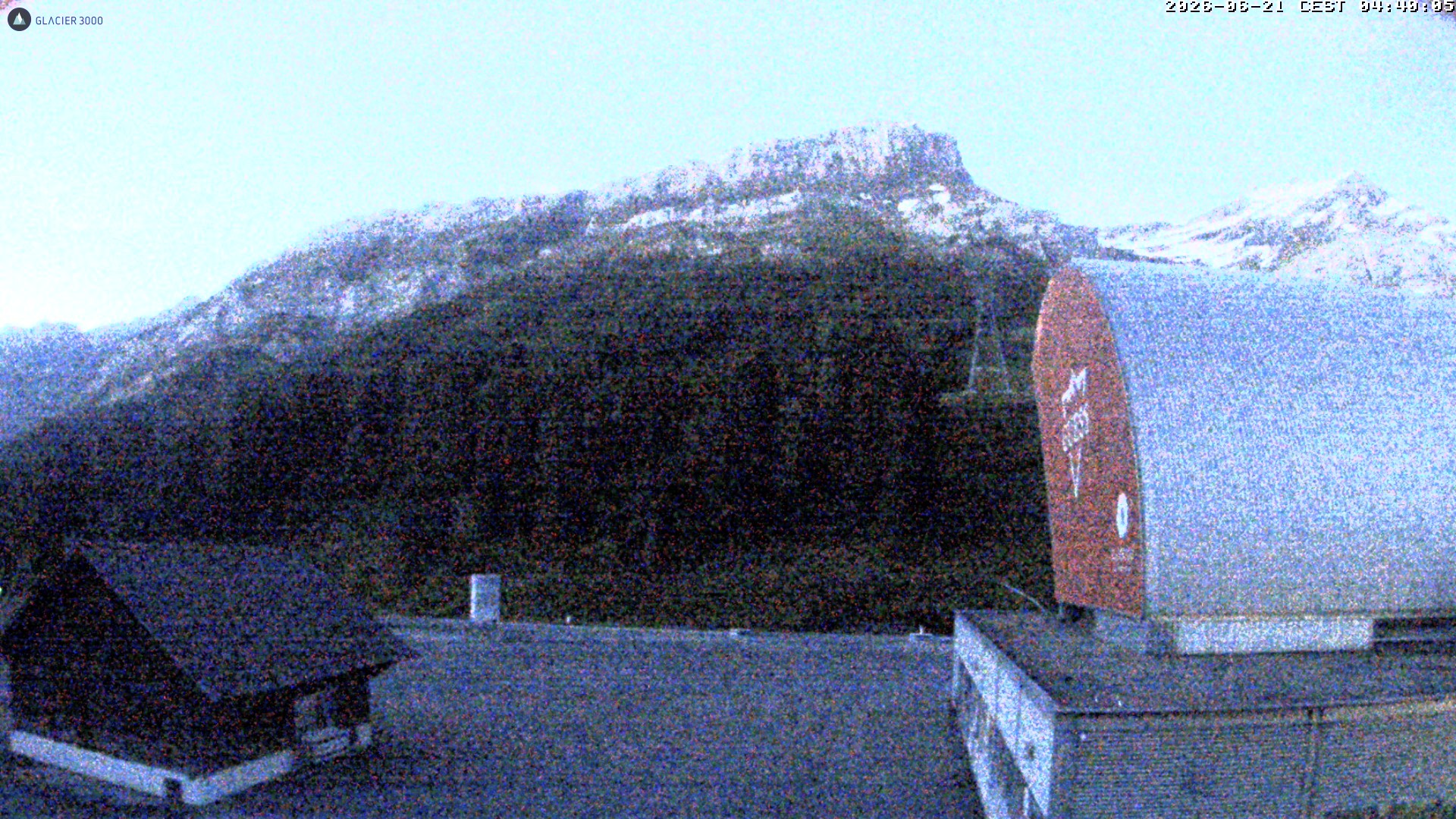 Archiv Foto Webcam Glacier 3000: Col du Pillon Talstation