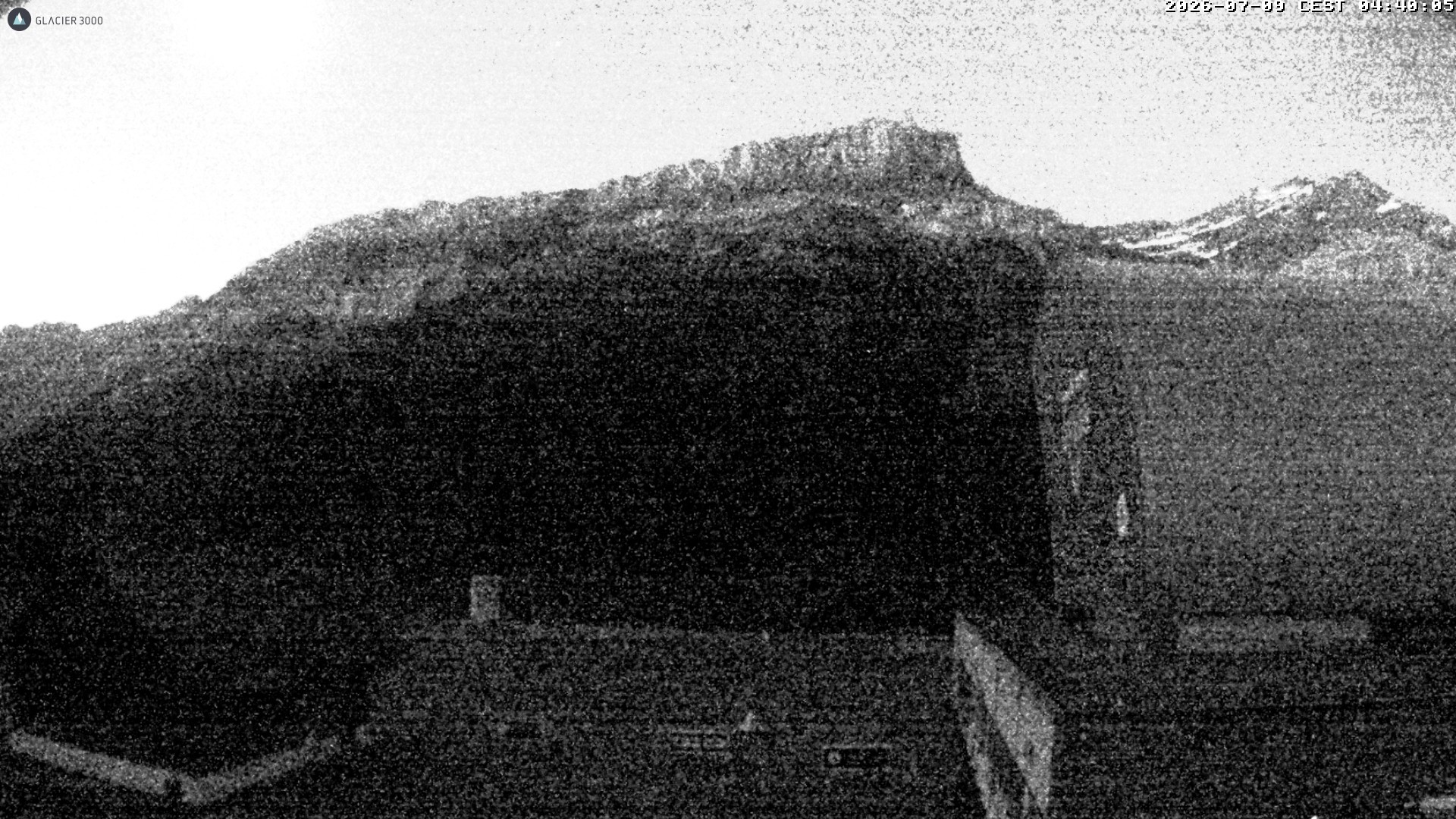 Archiv Foto Webcam Glacier 3000: Col du Pillon Talstation