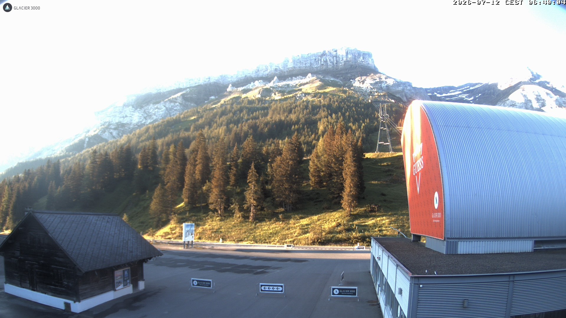 Archived image Webcam Glacier 3000: Col du Pillon