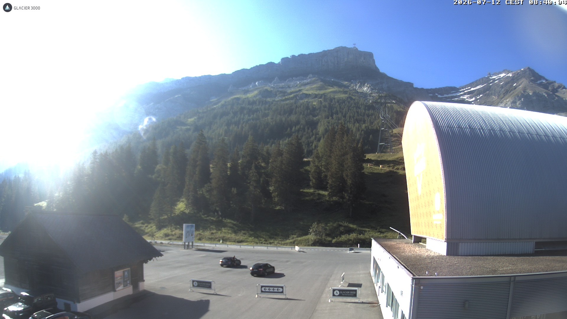 Archived image Webcam Glacier 3000: Col du Pillon