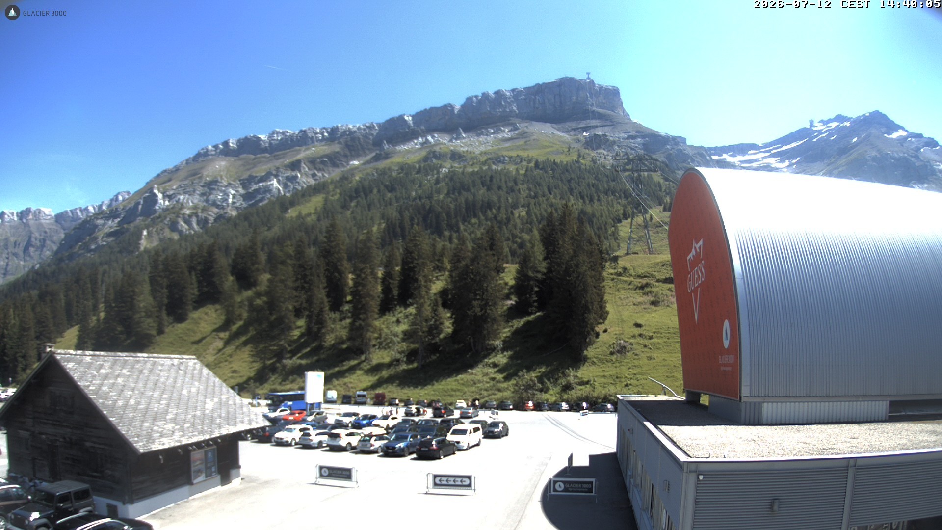 Archived image Webcam Glacier 3000: Col du Pillon