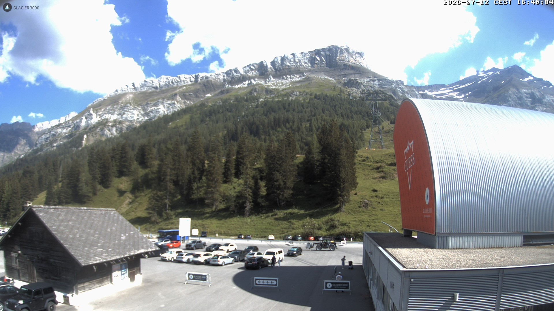 Archived image Webcam Glacier 3000: Col du Pillon