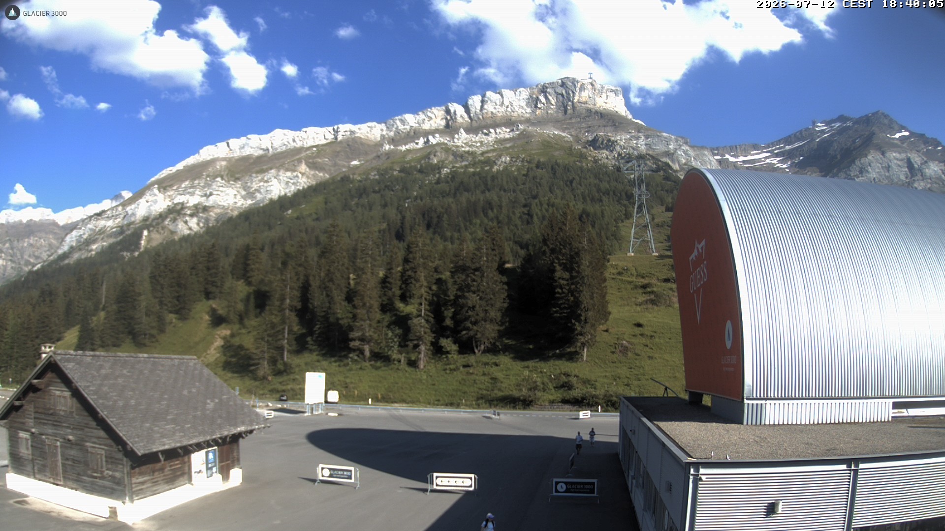 Archived image Webcam Glacier 3000: Col du Pillon