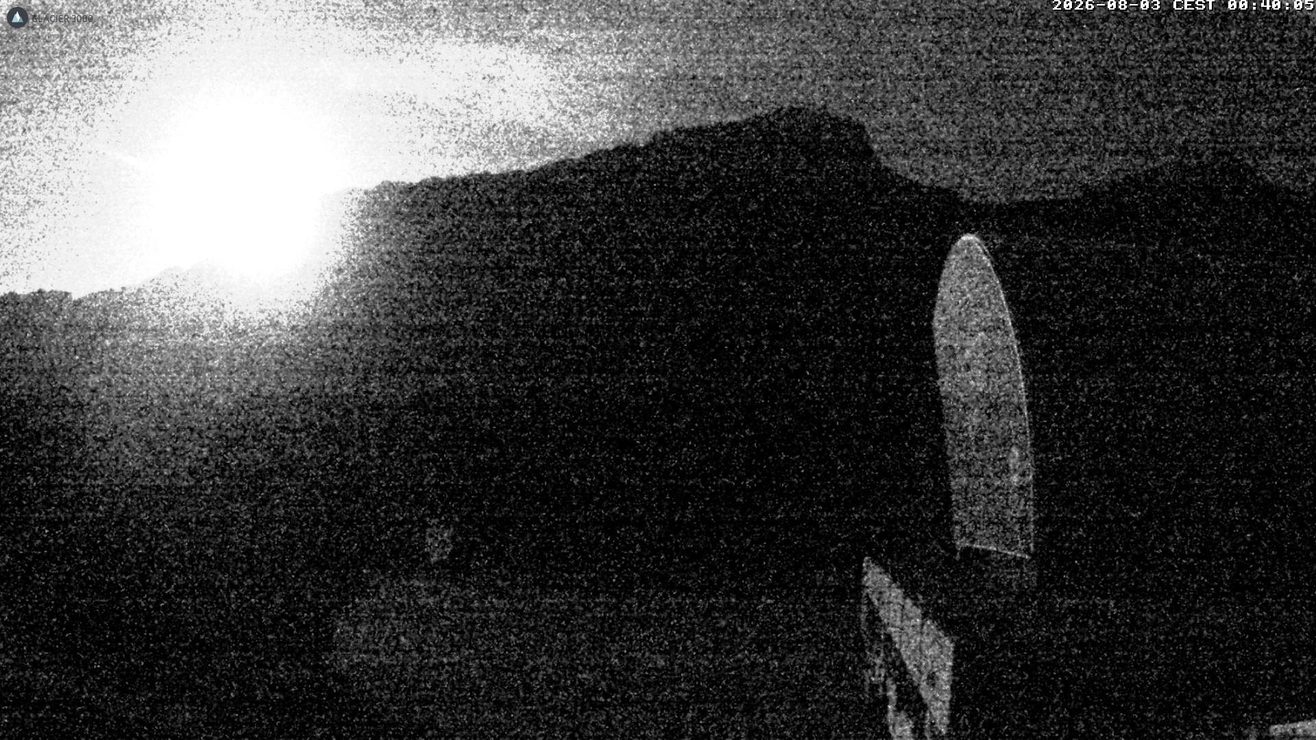 Archiv Foto Webcam Glacier 3000: Col du Pillon Talstation