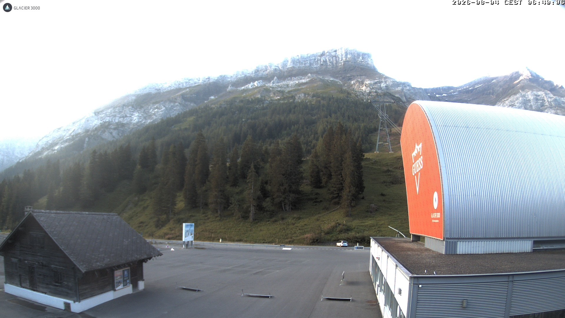 Archiv Foto Webcam Glacier 3000: Col du Pillon Talstation