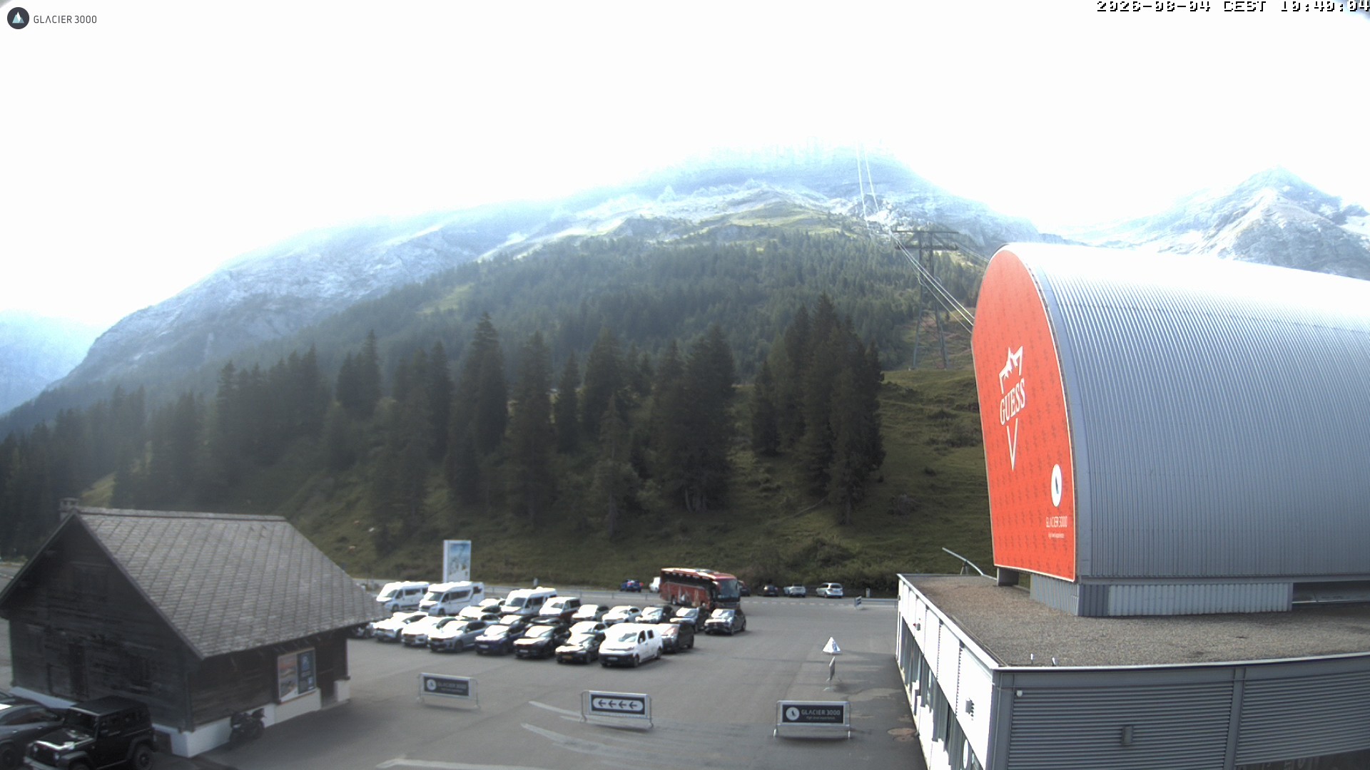 Archiv Foto Webcam Glacier 3000: Col du Pillon Talstation