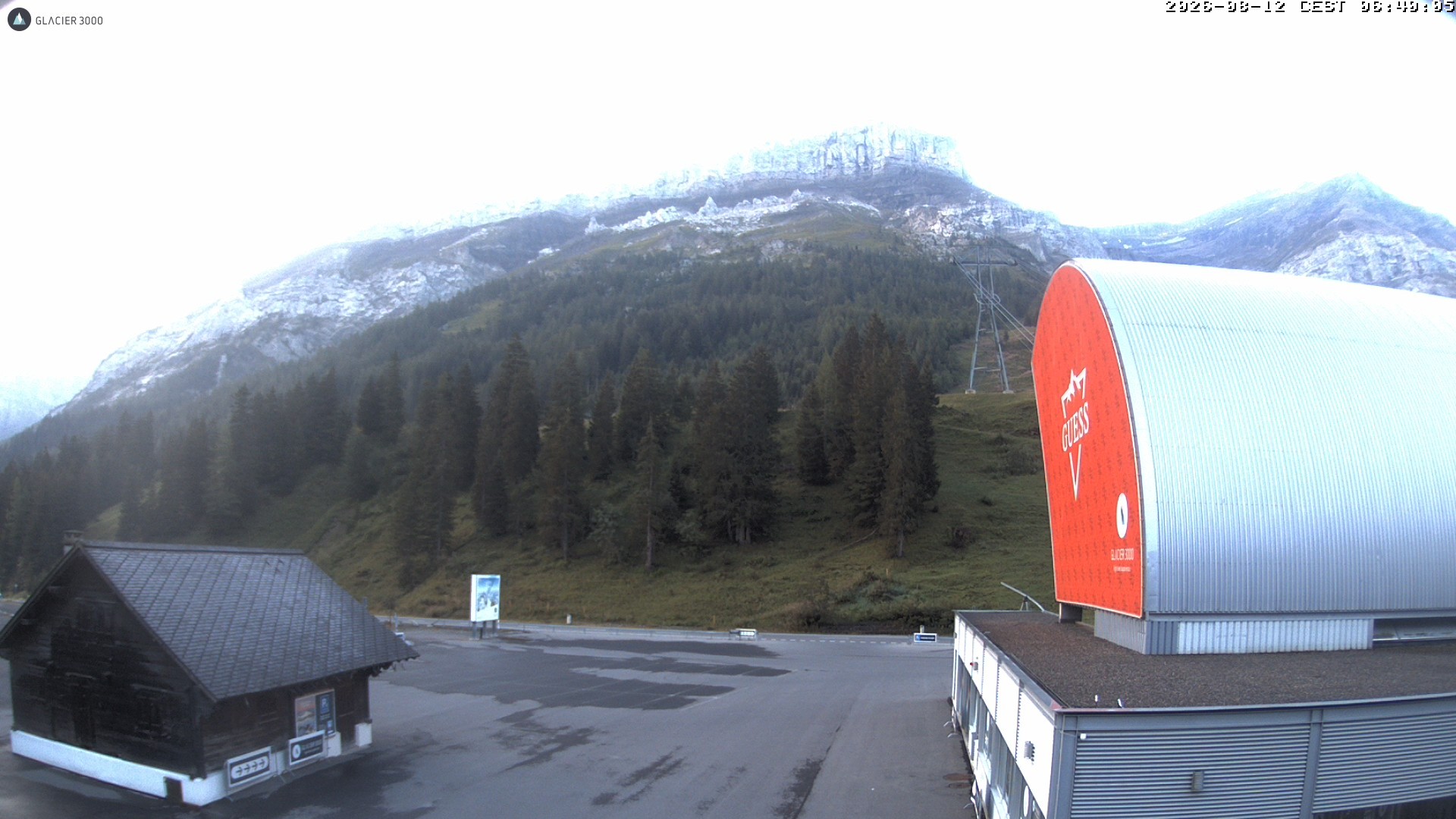 Archiv Foto Webcam Glacier 3000: Col du Pillon Talstation