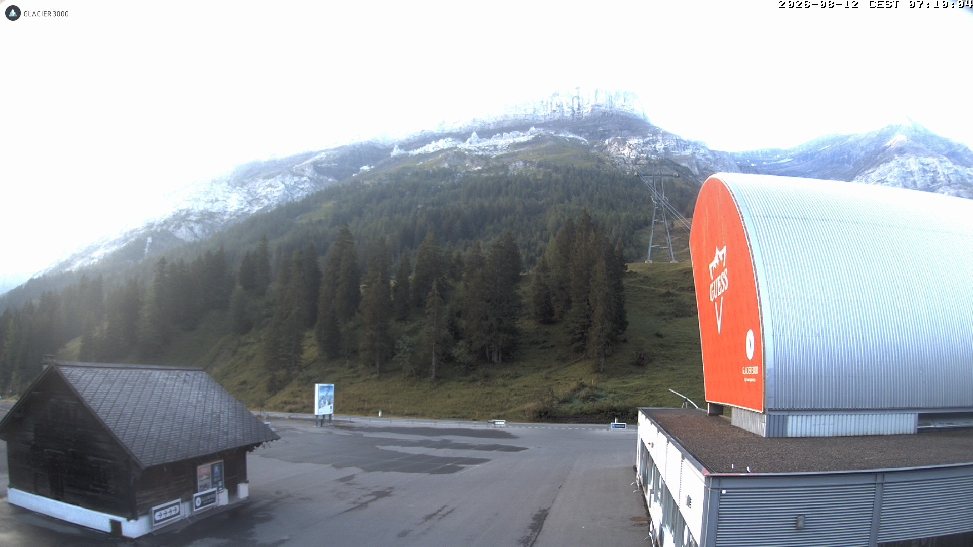 Archiv Foto Webcam Glacier 3000: Col du Pillon Talstation
