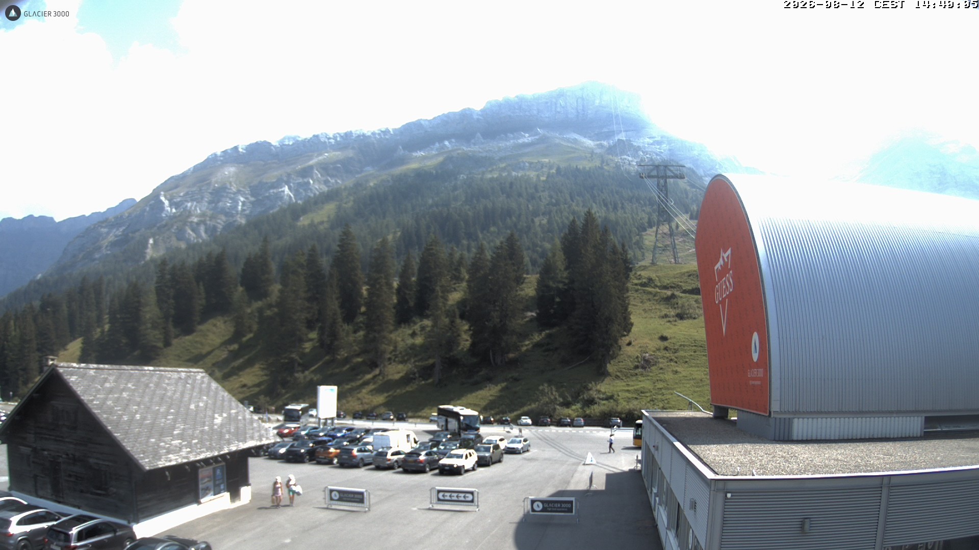 Archiv Foto Webcam Glacier 3000: Col du Pillon Talstation
