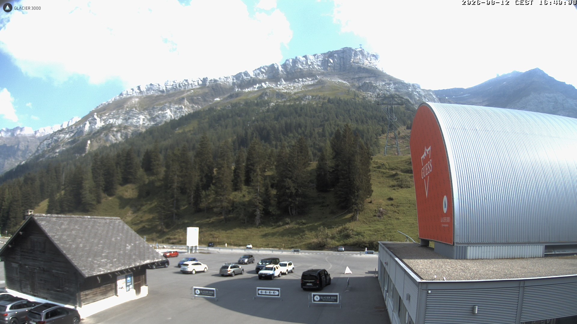 Archiv Foto Webcam Glacier 3000: Col du Pillon Talstation