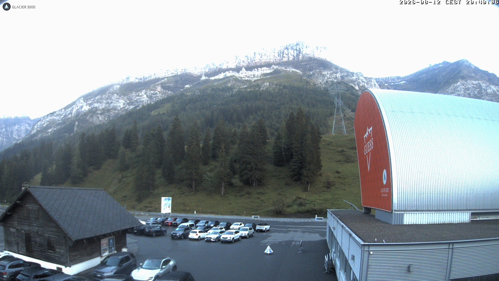 Archiv Foto Webcam Glacier 3000: Col du Pillon Talstation