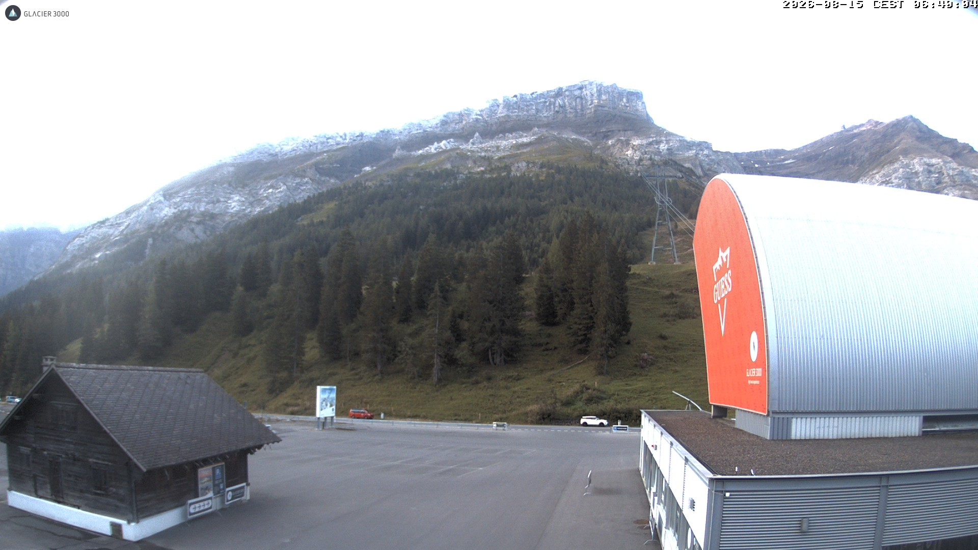 Archiv Foto Webcam Glacier 3000: Col du Pillon Talstation