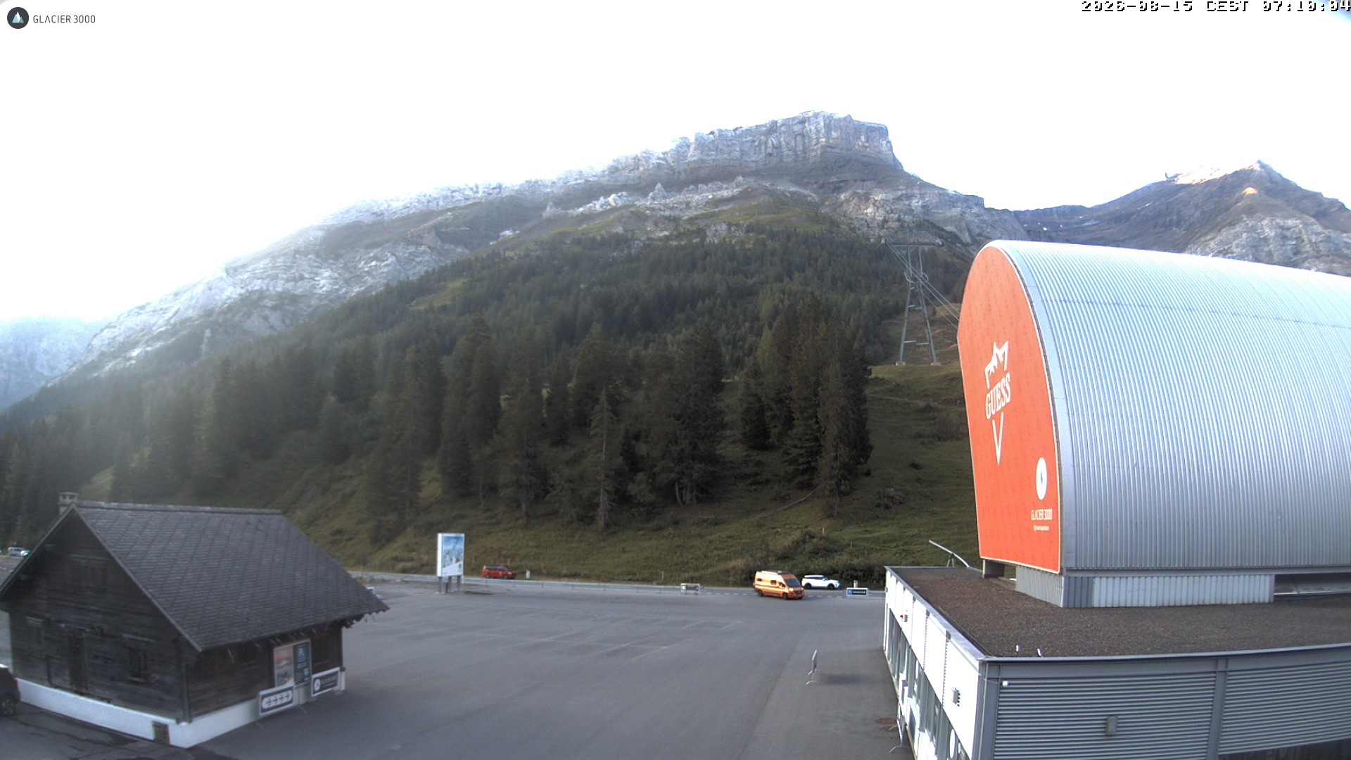 Archiv Foto Webcam Glacier 3000: Col du Pillon Talstation