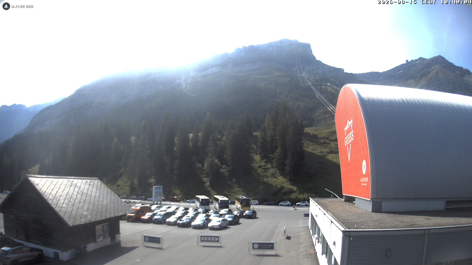 Archiv Foto Webcam Glacier 3000: Col du Pillon Talstation