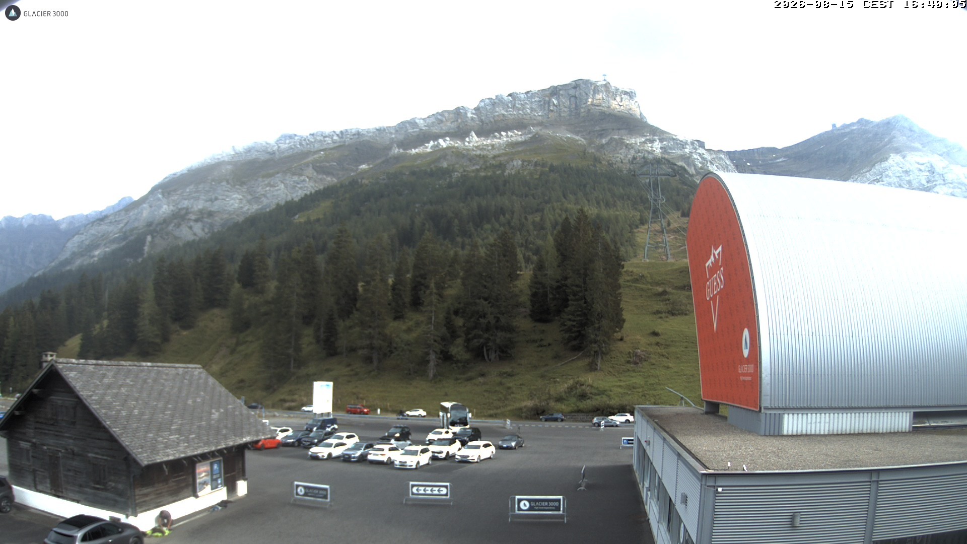 Archiv Foto Webcam Glacier 3000: Col du Pillon Talstation
