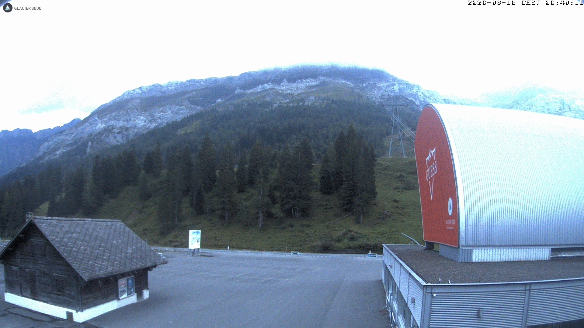 Archiv Foto Webcam Glacier 3000: Col du Pillon Talstation