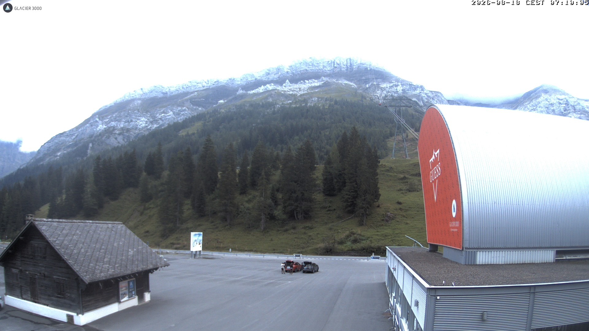Archiv Foto Webcam Glacier 3000: Col du Pillon Talstation