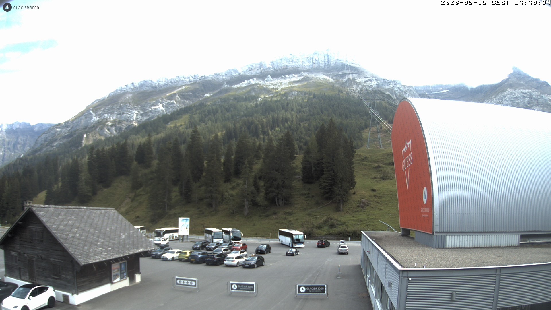 Archiv Foto Webcam Glacier 3000: Col du Pillon Talstation