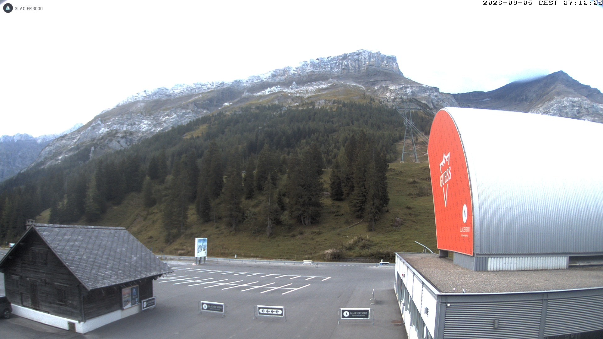 Archiv Foto Webcam Glacier 3000: Col du Pillon Talstation